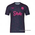 Camiseta Pre Partido del Everton 2025-2026 Azul Rosa