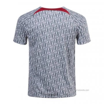 Camiseta Pre Partido del Liverpool 2022 Gris Oscuro