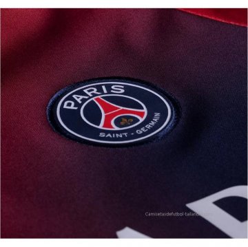 Camiseta Pre Partido del Paris Saint-Germain 2023 Azul y Rojo