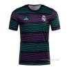 Camiseta Pre Partido del Real Madrid 2022 Verde y Purpura