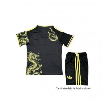 Camiseta Real Madrid Dragon Nino 2025 Negro