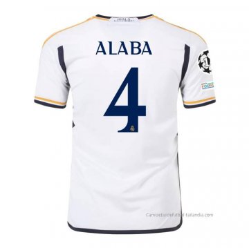 1ª Camiseta Real Madrid Jugador Alaba 2023-2024 1ª Camiseta Real Madrid Jugador Alaba 2023-2024