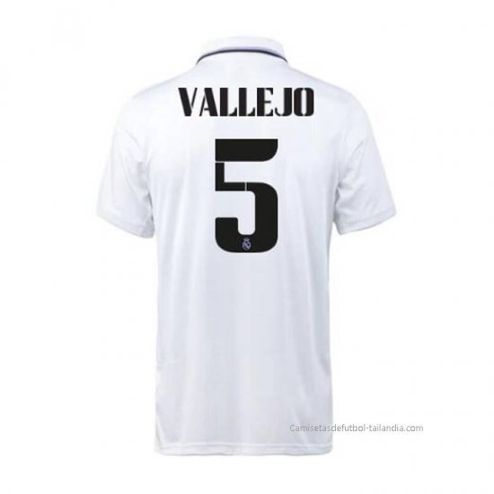 1ª Camiseta Real Madrid Jugador Vallejo 2022-2023 - Haga un click en la imagen para cerrar