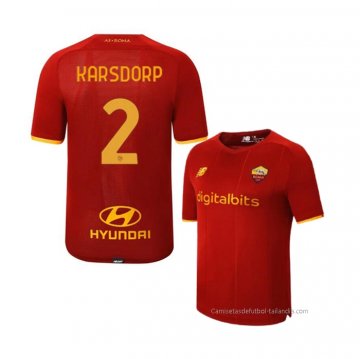 1ª Camiseta Roma Jugador Karsdorp 2021-2022 1ª Camiseta Roma Jugador Karsdorp 2021-2022