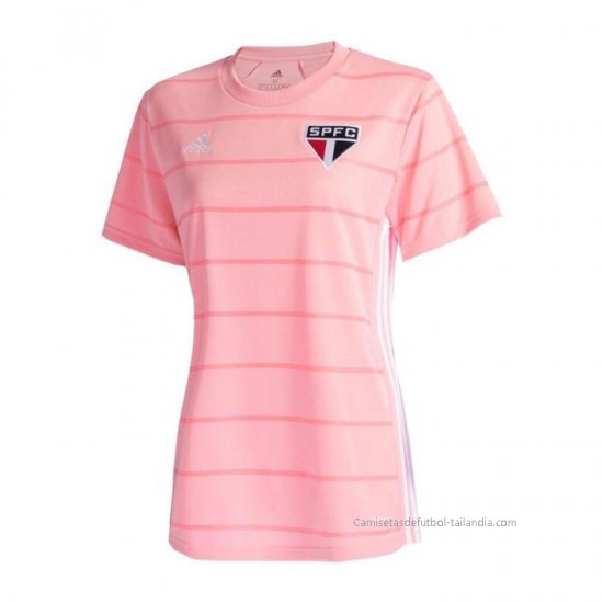 Camiseta Sao Paulo Outubro Rosa Mujer 2021 - Haga un click en la imagen para cerrar
