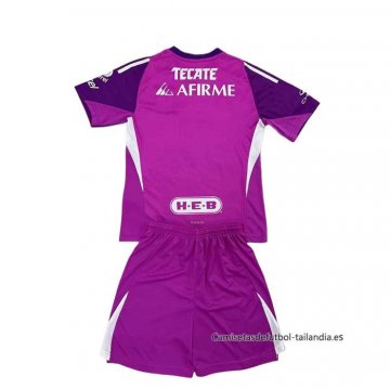 Camiseta Tigres UANL Portero Nino 2025-2026 Purpura