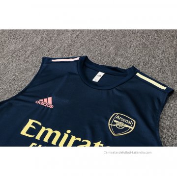 Camiseta de Entrenamiento Arsenal Sin Mangas 2021-2022 Azul