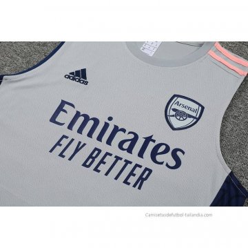Camiseta de Entrenamiento Arsenal Sin Mangas 2022-2023 Gris