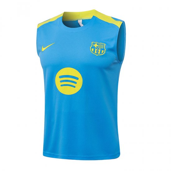 Camiseta de Entrenamiento Barcelona Sin Mangas 2025-2026 Azul - Haga un click en la imagen para cerrar