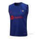 Camiseta de Entrenamiento Barcelona Sin Mangas 2023-2024 Azul
