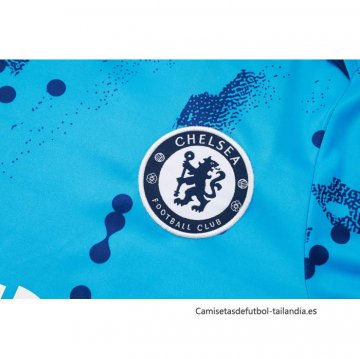 Camiseta de Entrenamiento Chelsea 2024-2025 Azul