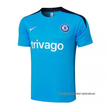 Camiseta de Entrenamiento Chelsea 2024-2025 Azul Camiseta de Entrenamiento Chelsea 2024-2025 Azul