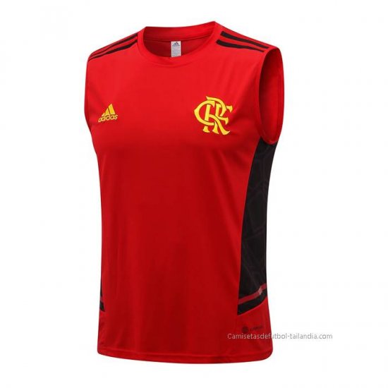 Camiseta de Entrenamiento Flamengo Sin Mangas 2022-2023 Rojo - Haga un click en la imagen para cerrar