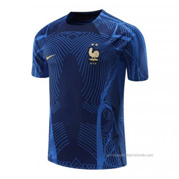Camiseta de Entrenamiento Francia 2022-2023 Azul Oscuro Camiseta de Entrenamiento Francia 2022-2023 Azul Oscuro