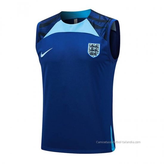 Camiseta de Entrenamiento Inglaterra Sin Mangas 2023-2024 Azul - Haga un click en la imagen para cerrar