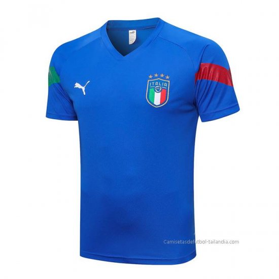 Camiseta de Entrenamiento Italia 2022-2023 Azul - Haga un click en la imagen para cerrar