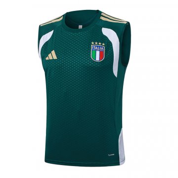 Camiseta de Entrenamiento Italia Sin Mangas 2025-2026 Verde