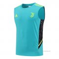 Camiseta de Entrenamiento Juventus Sin Mangas 2022-2023 Azul
