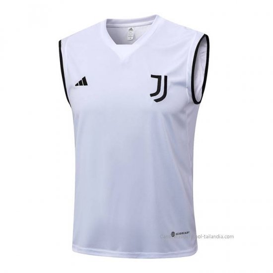 Camiseta de Entrenamiento Juventus Sin Mangas 2023-2024 Blanco - Haga un click en la imagen para cerrar