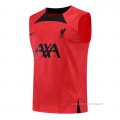Camiseta de Entrenamiento Liverpool Sin Mangas 2022-2023 Rojo