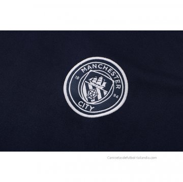 Camiseta de Entrenamiento Manchester City 2021-2022 Azul