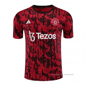 Camiseta de Entrenamiento Manchester United 2023-2024 Rojo Camiseta de Entrenamiento Manchester United 2023-2024 Rojo
