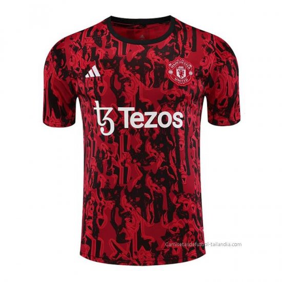 Camiseta de Entrenamiento Manchester United 2023-2024 Rojo - Haga un click en la imagen para cerrar
