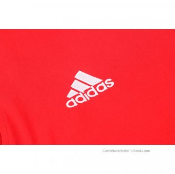 Camiseta de Entrenamiento Manchester United Sin Mangas 2022-2023 Rojo