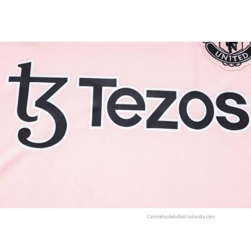 Camiseta de Entrenamiento Manchester United Sin Mangas 2023-2024 Rosa