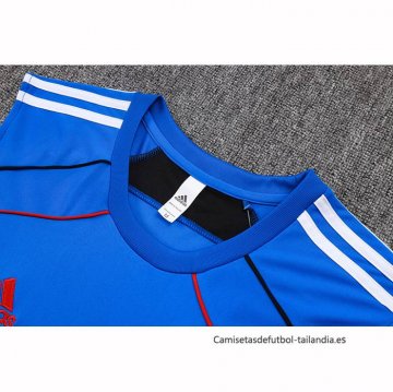 Camiseta de Entrenamiento Manchester United Sin Mangas 2025-2026 Azul