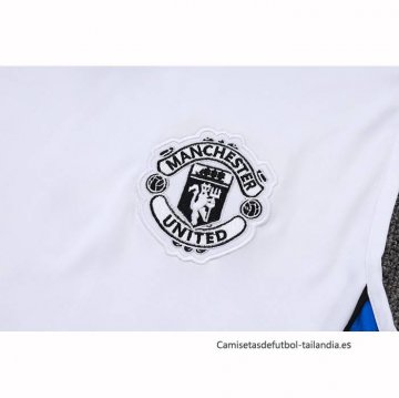 Camiseta de Entrenamiento Manchester United Sin Mangas 2025-2026 Blanco