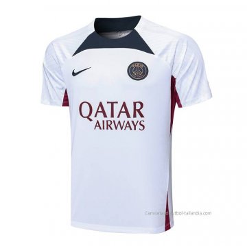 Camiseta de Entrenamiento Paris Saint-Germain 2023-2024 Blanco Camiseta de Entrenamiento Paris Saint-Germain 2023-2024 Blanco