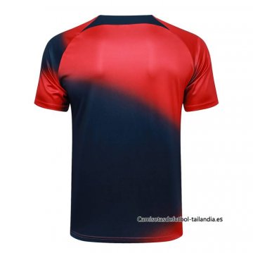 Camiseta de Entrenamiento Paris Saint-Germain 2023-2024 Rojo y Azul