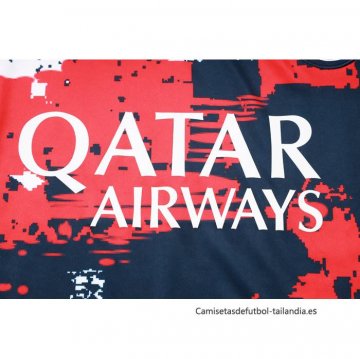 Camiseta de Entrenamiento Paris Saint-Germain 2024-2025 Azul y Rojo