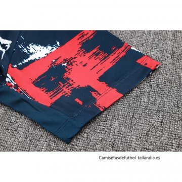 Camiseta de Entrenamiento Paris Saint-Germain 2024-2025 Azul y Rojo