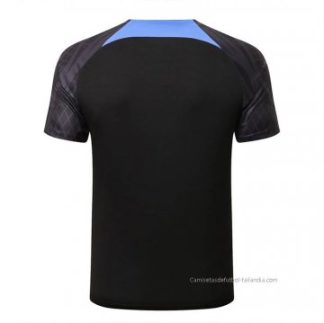 Camiseta de Entrenamiento Paris Saint-Germain Jordan 2022-2023 Negro y Azul