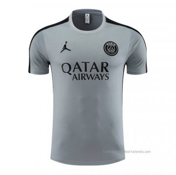 Camiseta de Entrenamiento Paris Saint-Germain Jordan 2023-2024 Gris Camiseta de Entrenamiento Paris Saint-Germain Jordan 2023-2024 Gris