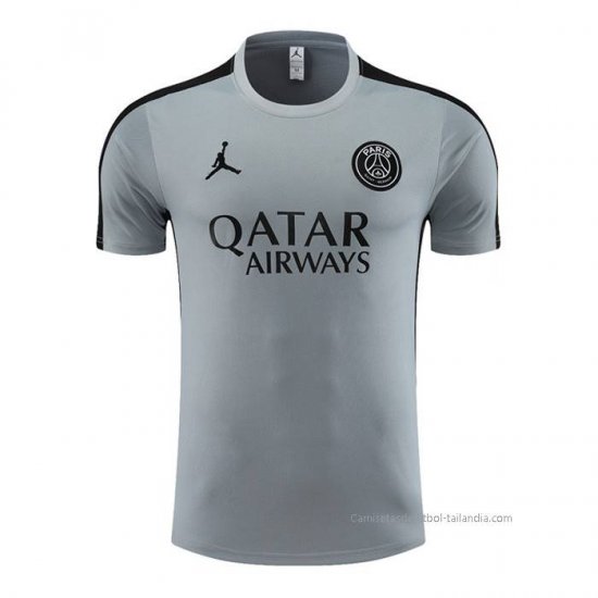 Camiseta de Entrenamiento Paris Saint-Germain Jordan 2023-2024 Gris - Haga un click en la imagen para cerrar