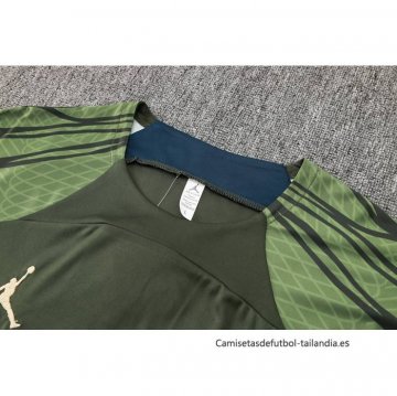 Camiseta de Entrenamiento Paris Saint-Germain Jordan 2024-2025 Verde