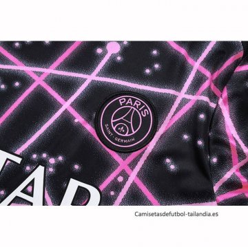 Camiseta de Entrenamiento Paris Saint-Germain Jordan 2025-2026 Negro Rosa
