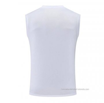 Camiseta de Entrenamiento Paris Saint-Germain Sin Mangas 2022-2023 Blanco y Rojo