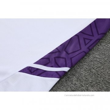 Camiseta de Entrenamiento Real Madrid 2022-2023 Blanco y Purpura