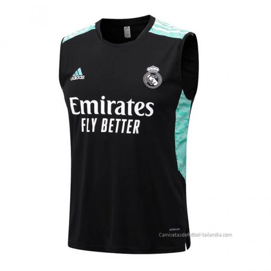 Camiseta de Entrenamiento Real Madrid Sin Mangas 2022-2023 Negro - Haga un click en la imagen para cerrar