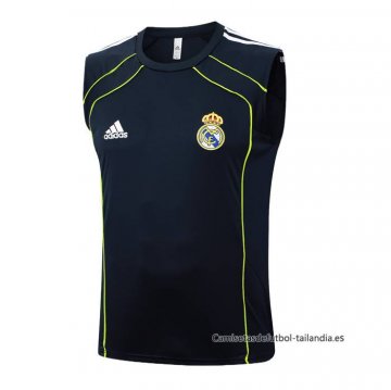 Camiseta de Entrenamiento Real Madrid Sin Mangas 2025-2026 Azul Camiseta de Entrenamiento Real Madrid Sin Mangas 2025-2026 Azul