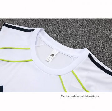 Camiseta de Entrenamiento Real Madrid Sin Mangas 2025-2026 Blanco Verde