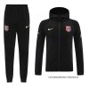 Chandal con Capucha del Barcelona 2024-2025 Negro Chandal con Capucha del Barcelona 2024-2025 Negro