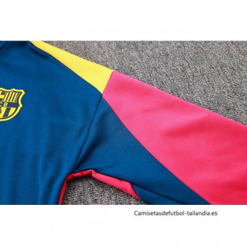 Chandal con Capucha del Barcelona 2024-2025 Azul