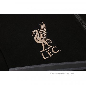 Chandal con Capucha del Liverpool 2021-2022 Negro