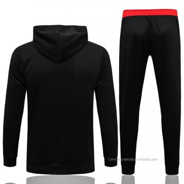 Chandal con Capucha del Manchester United 2021-2022 Negro