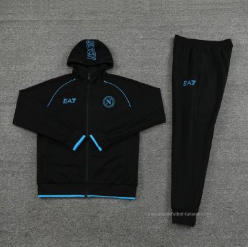 Chandal con Capucha del Napoli 2023-2024 Negro